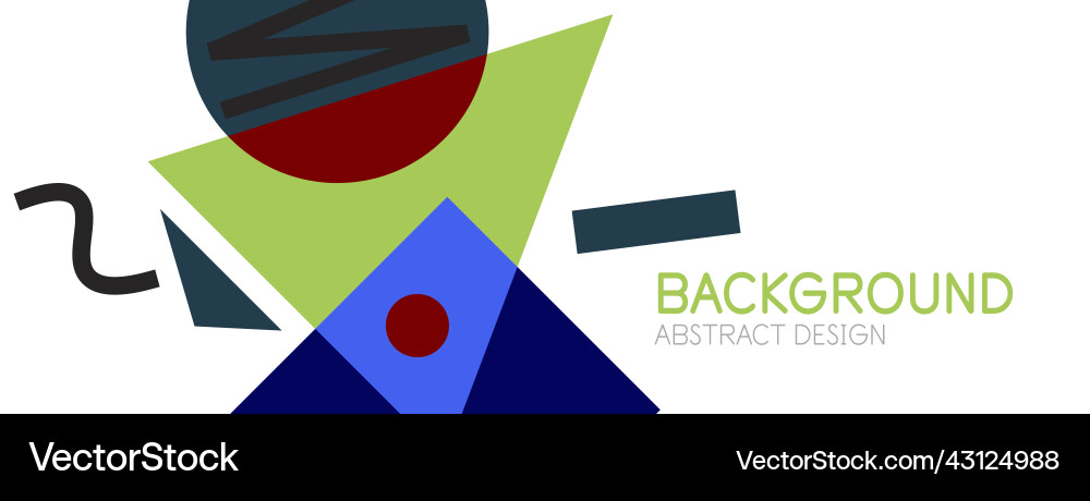 Abstract background blocks lines triangles Abstract background blocks lines triangles vector image