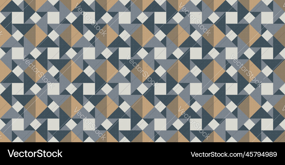 Abstract geometry modern seamless triangle pattern Vector Image