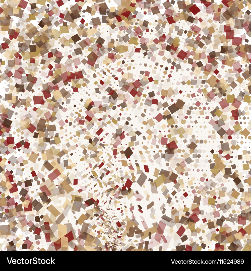 Abstract glitch circular square background vector image
