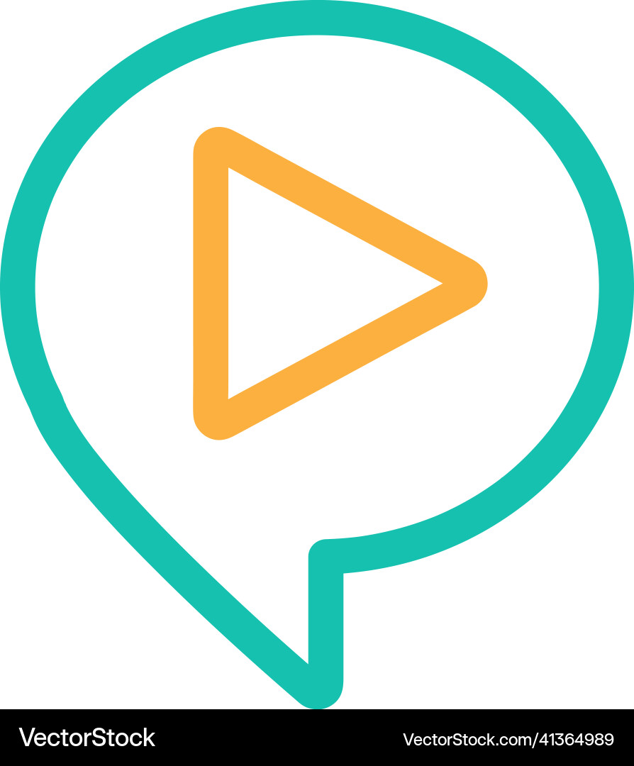 Button video player icon sign design Vector Image