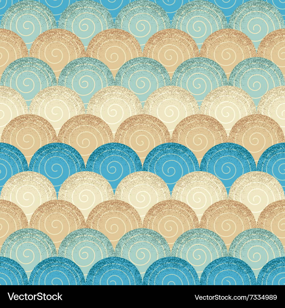 Geometric Wave Pattern Vector Image