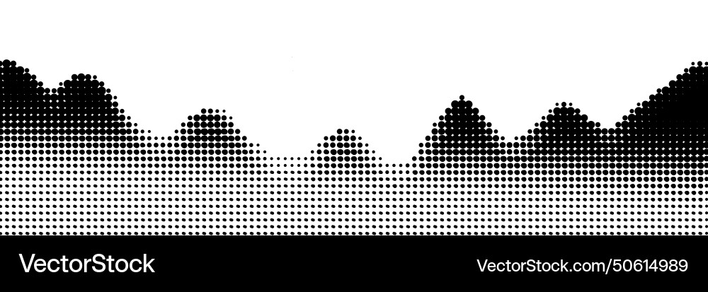 Grayscale halftone dots background Grayscale halftone dots background Vector Image