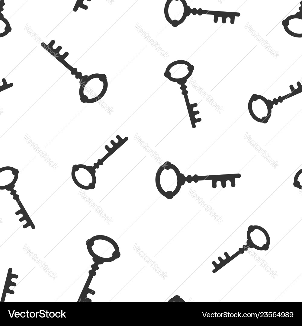 Key icon seamless pattern background access login vector image