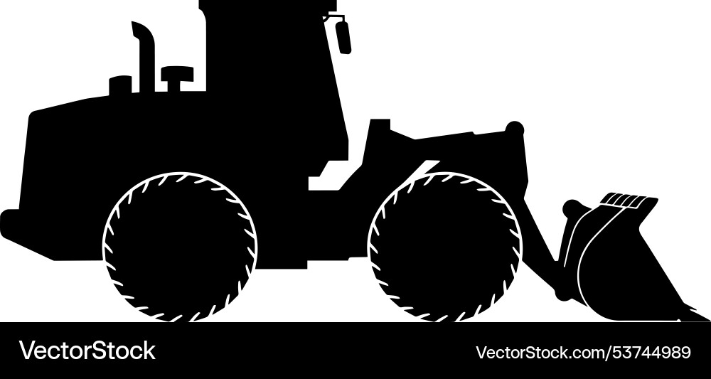 Simple engineering tractor grader icon Simple engineering tractor grader icon vector image