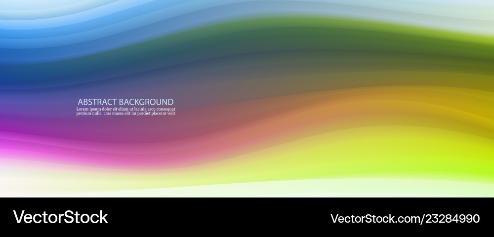 Fluid Wavy Color Background vector image