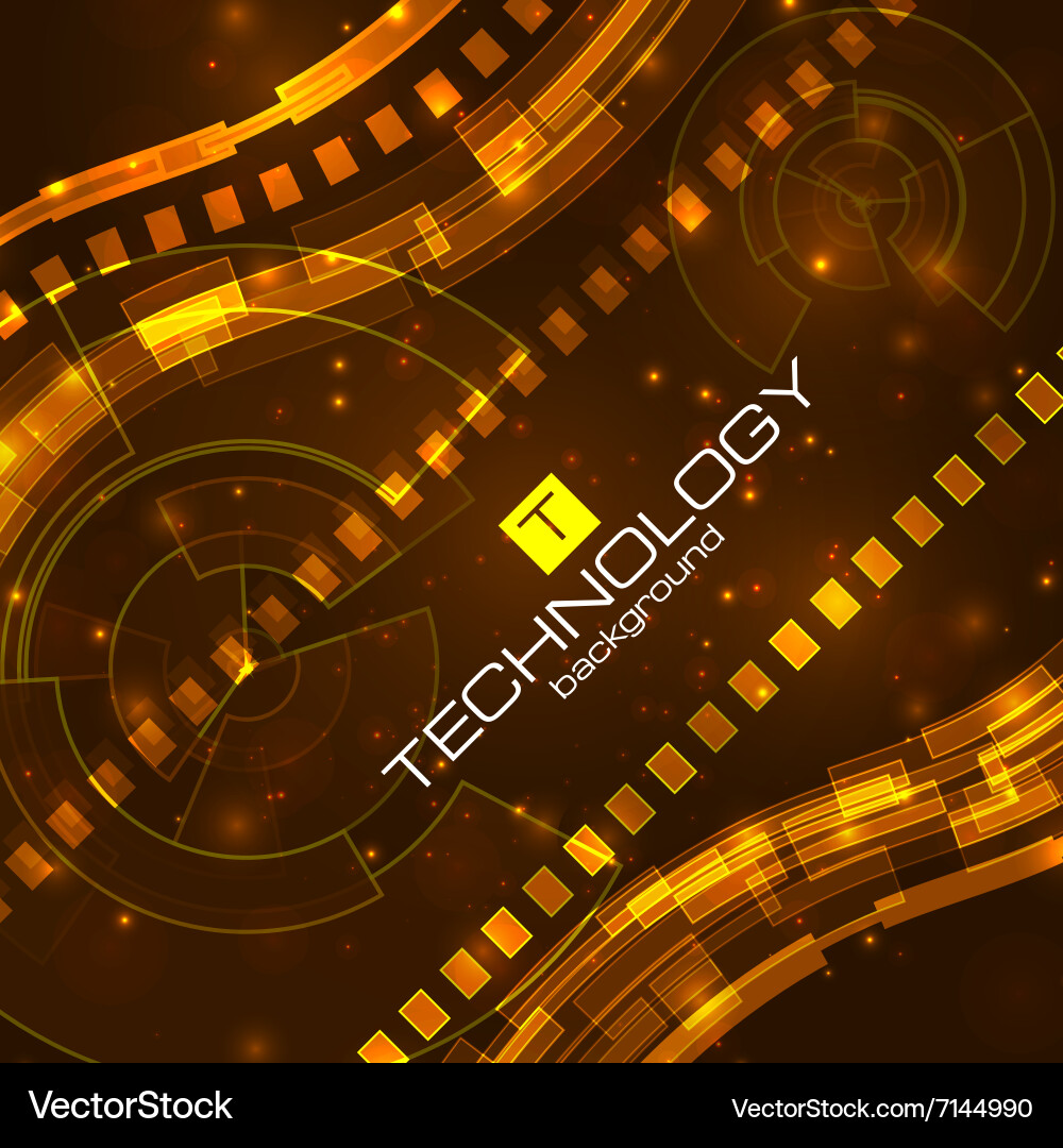 Futuristic digital background with space for text vector image