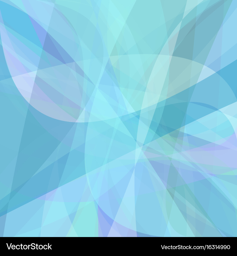 Light blue background from dynamic curves vector image
