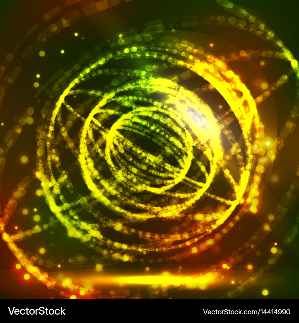 Sphere consisting of points abstract globe grid vector image