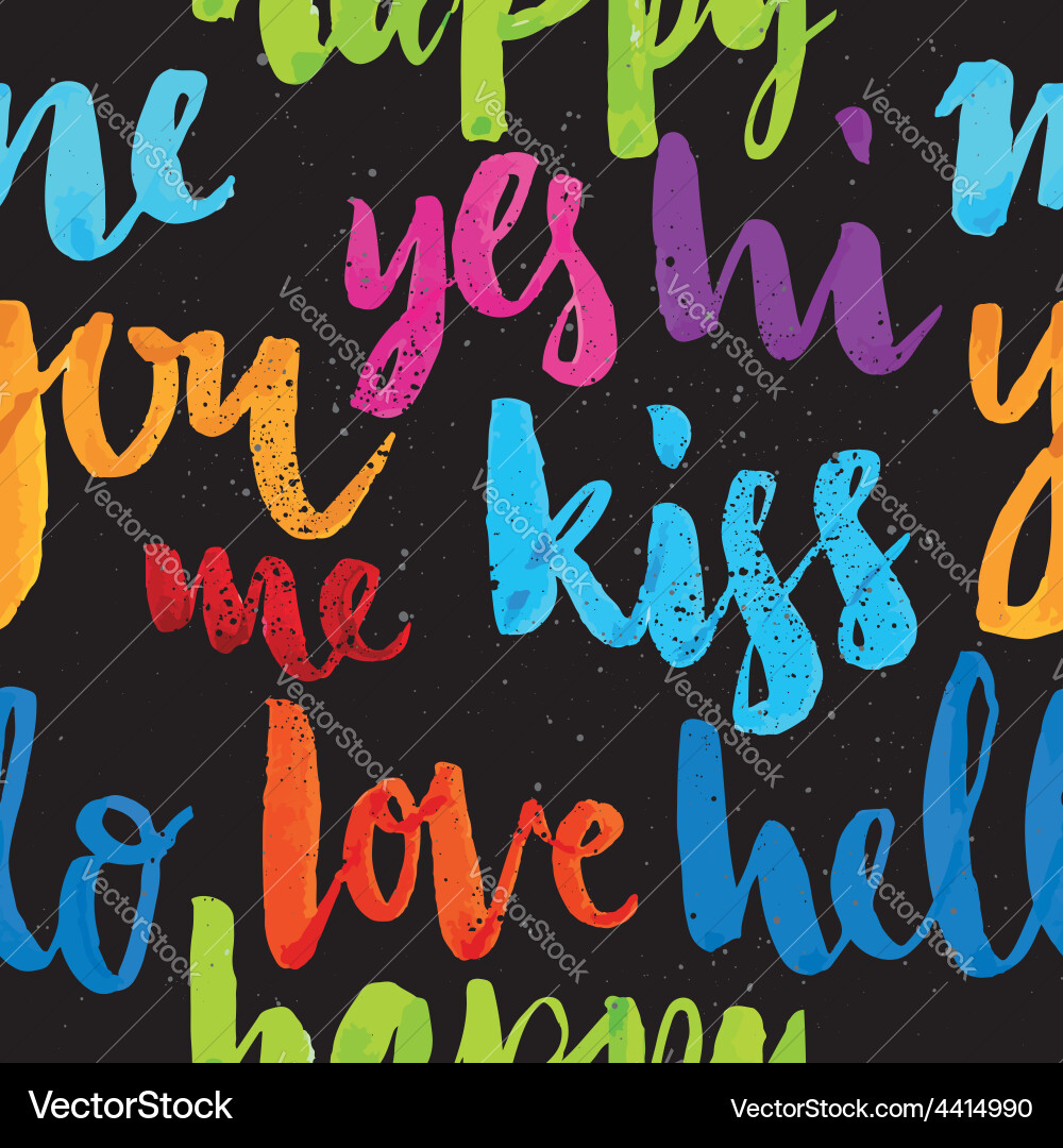 Warm Welcome Pattern Vector Image