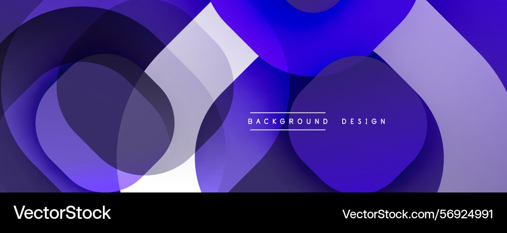 Abstract purple design features overlapping Abstract purple design features overlapping vector image