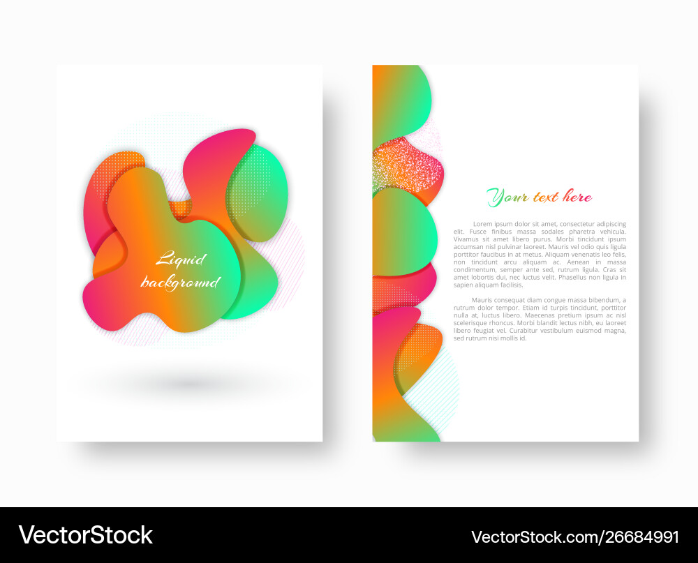 Dynamic gradient elements Vector Image