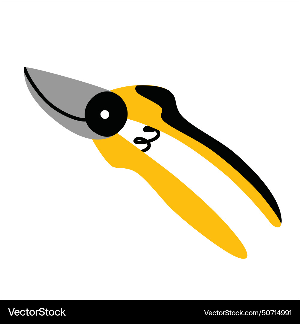 Garden scissors icon Royalty Free Vector Image