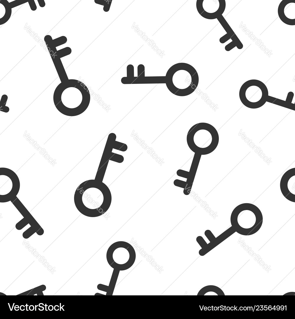 Key icon seamless pattern background access login vector image