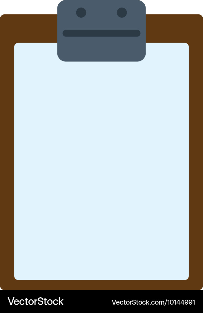 Paper document check list table icon Vector Image