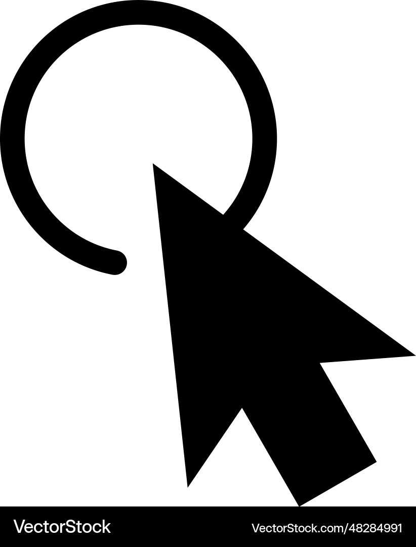 Pointer icon Pointer icon Vector Image