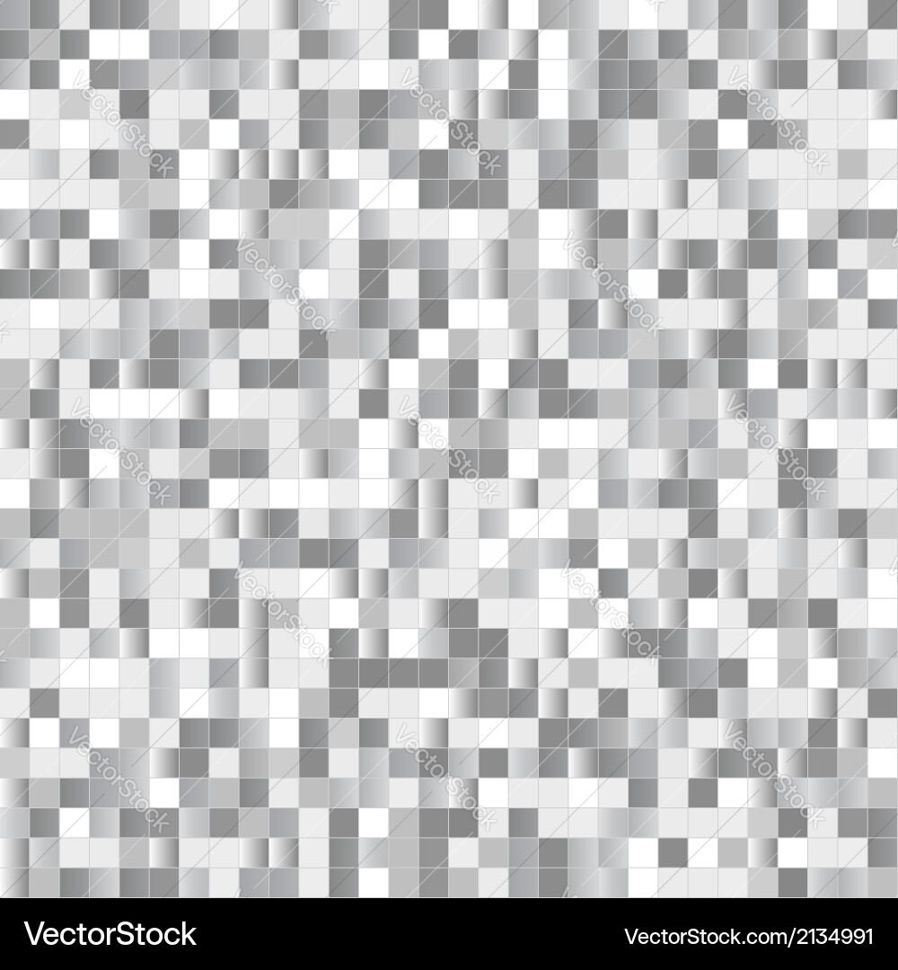 Seamless background with shiny pixels Vector Image