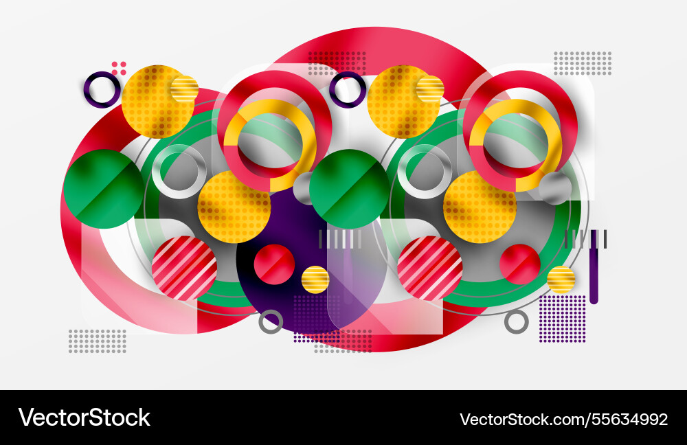 Abstract geometric background with overlapping Abstract geometric background with overlapping vector image