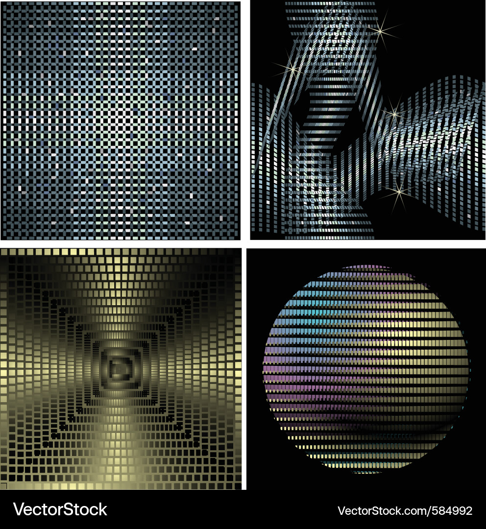 Metallic Gradient Surface Vector Image