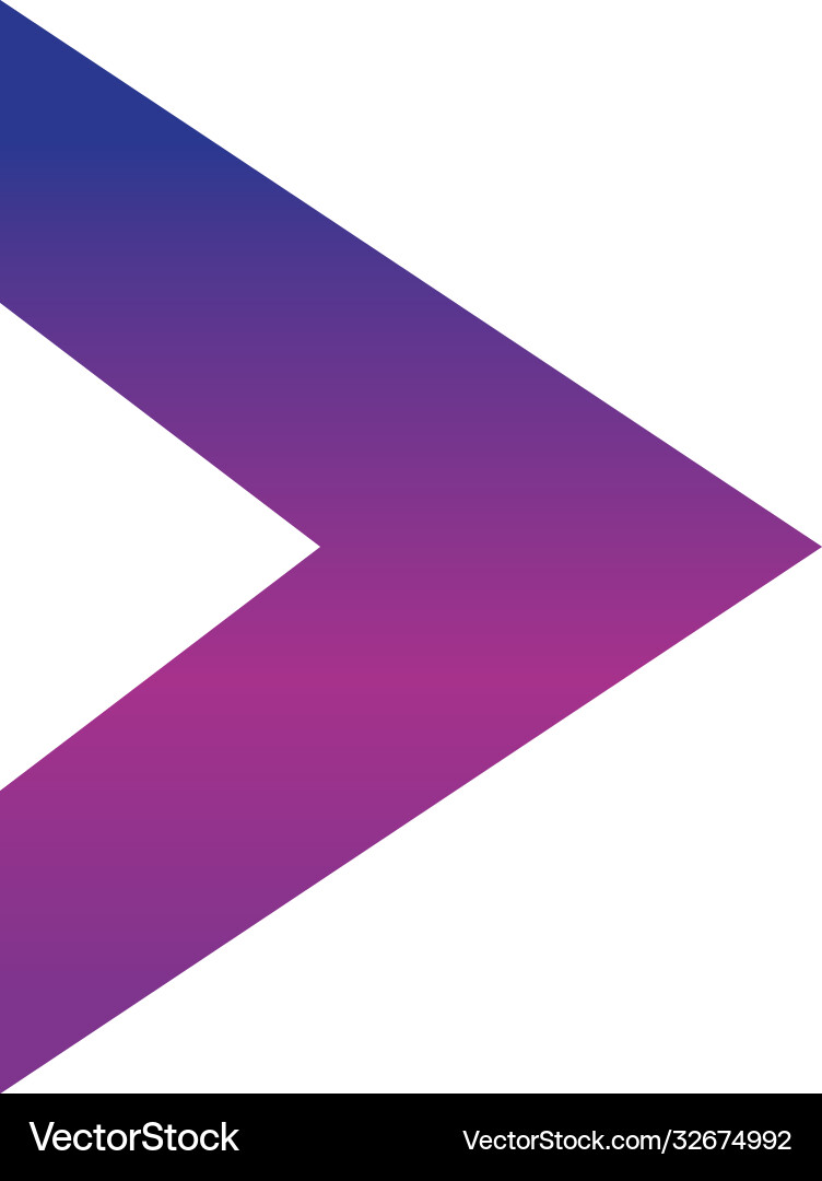 Pfeil Cursor Web klicken Sie auf digitale Icon Gradienten Stil vektorbild
