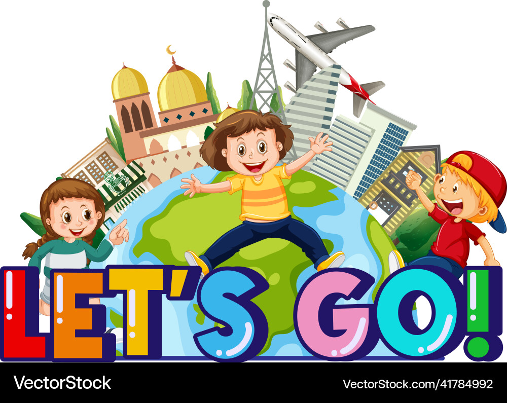 Summer vacation logo concept Royalty Free Vector Image