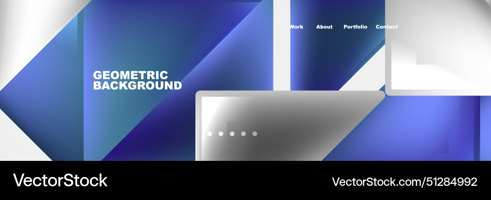 Triangle minimal web site page background design Vector Image