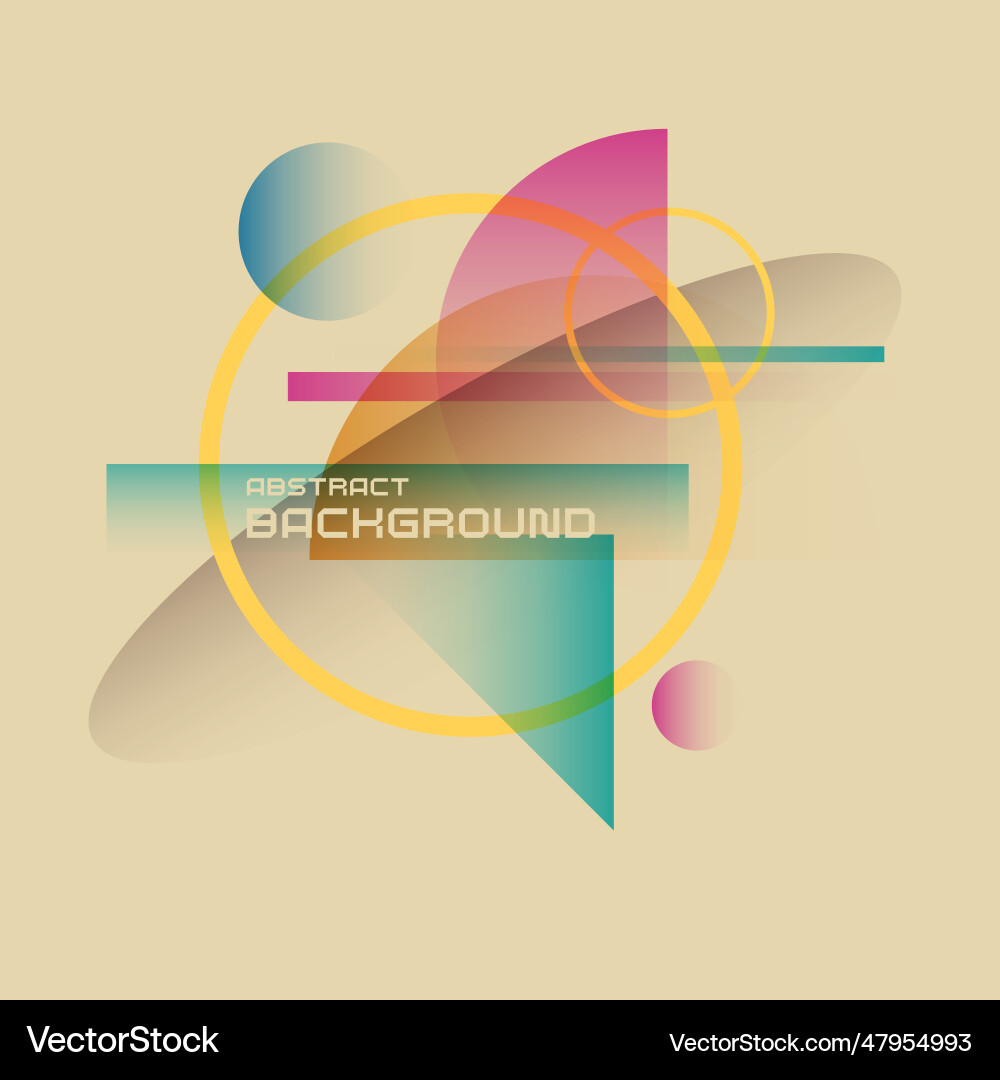 Abstract background with simple elements an image vector image