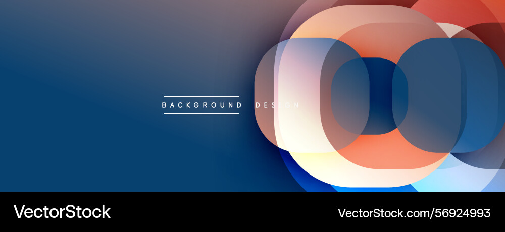 Abstract design features overlapping circles Abstract design features overlapping circles vector image