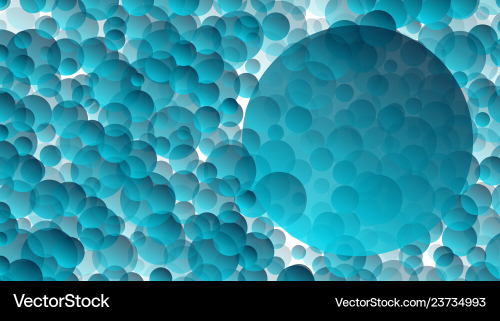 Circle shape random transparent abstract vector image