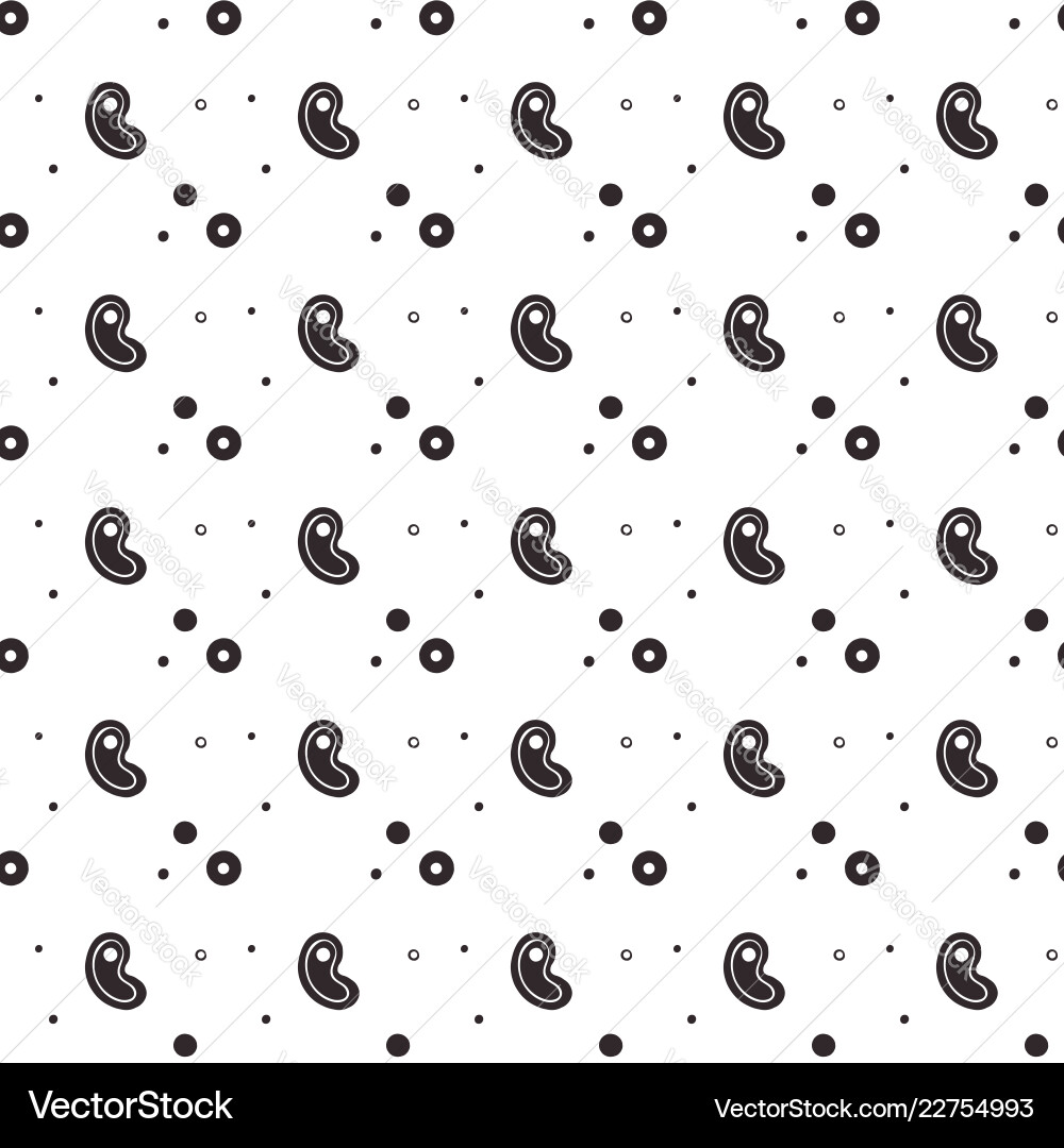 Cute seamless pattern with different Vector Image