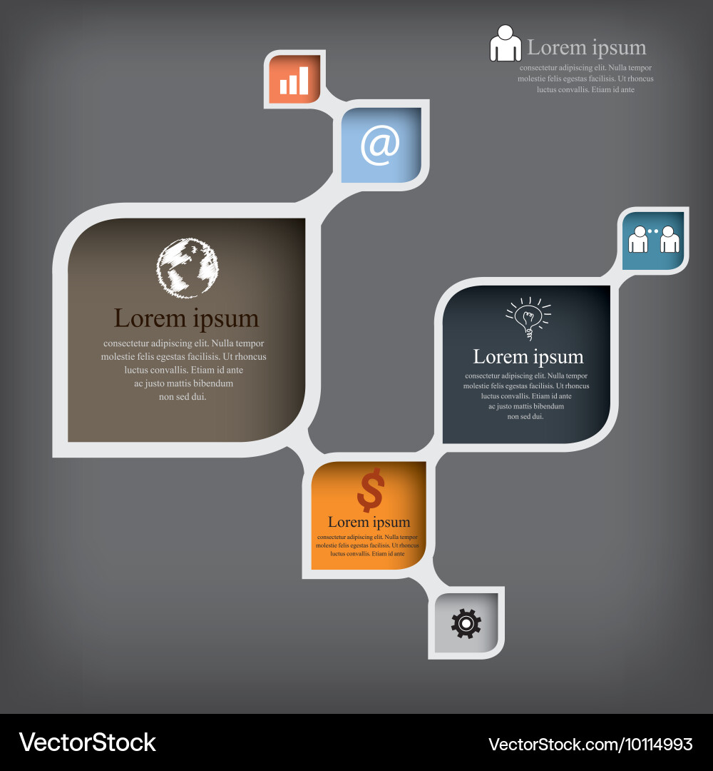 Squares background can be used for workflow vector image