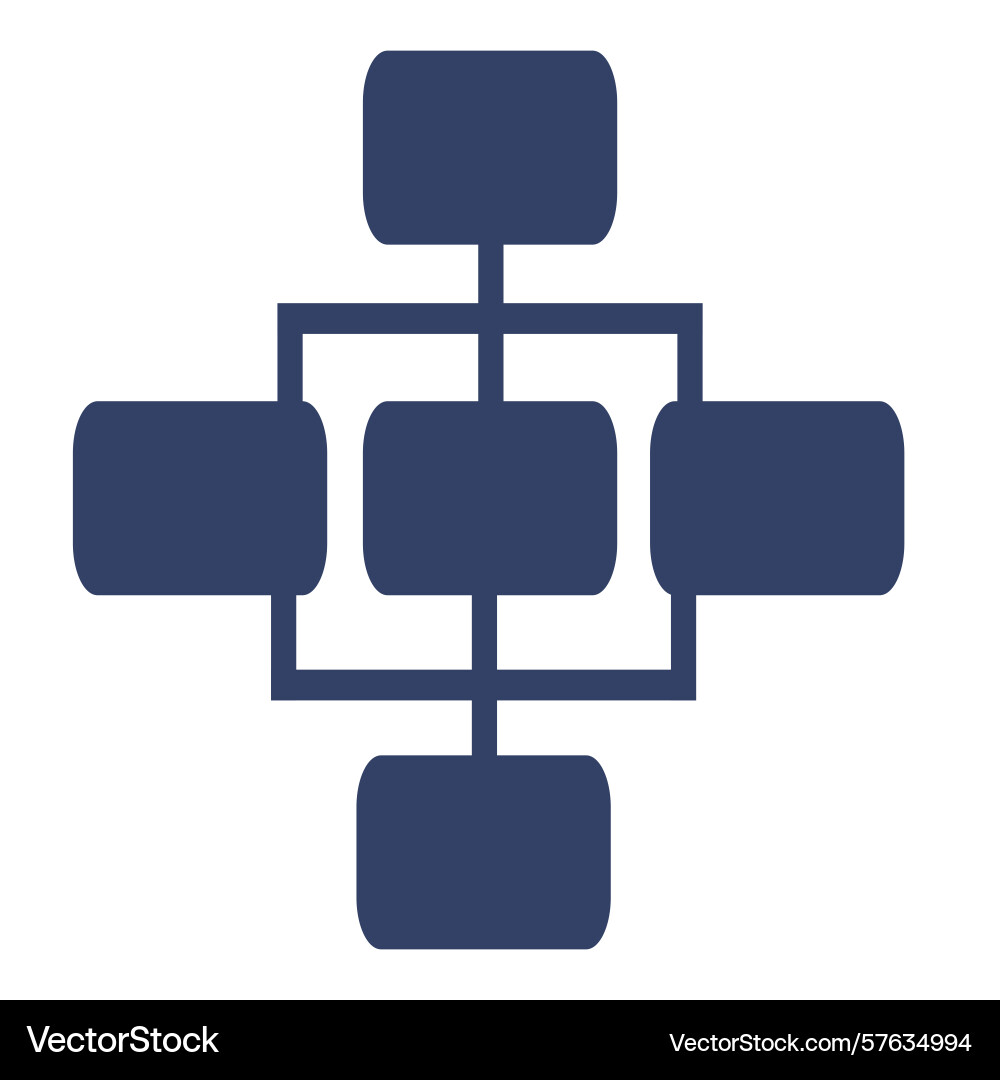 Abstract of a network connection featuring vector image