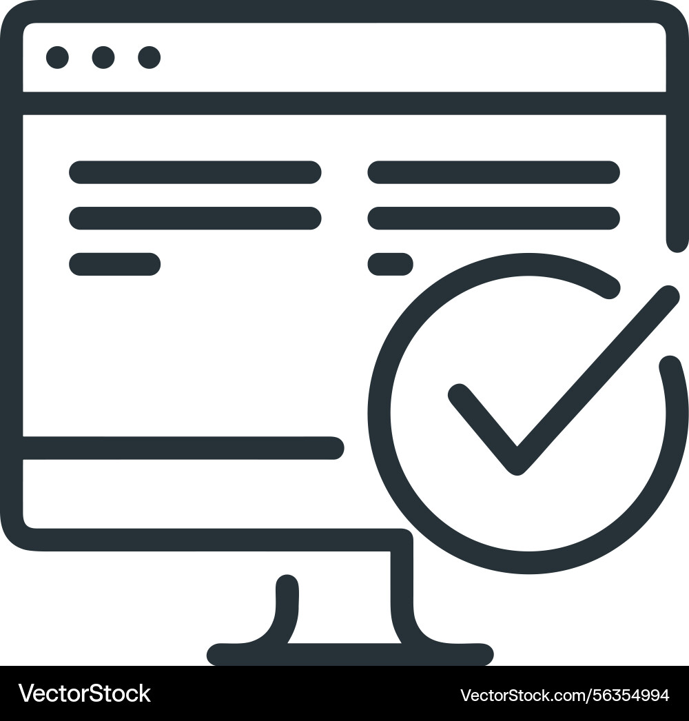 Computer icon symbol image Vector Image