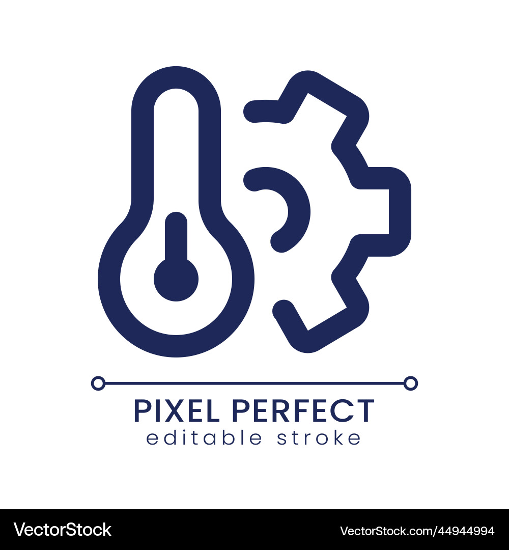Fix Conditioning System Pixel perfekte lineare ui Fix Conditioning System Pixel perfekte lineare ui vektorbild