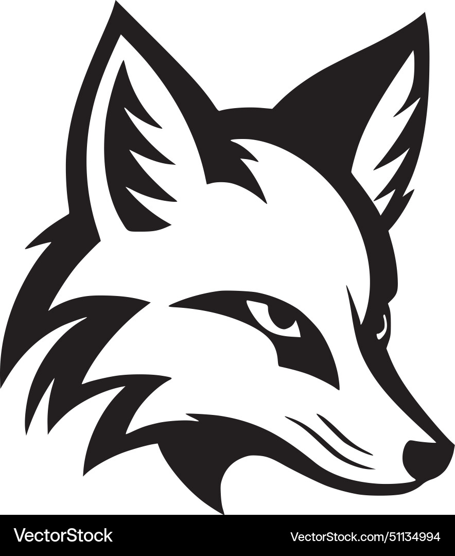 Fox - minimalistische und einfache Silhouette Fox - minimalistische und einfache Silhouette vektorbild
