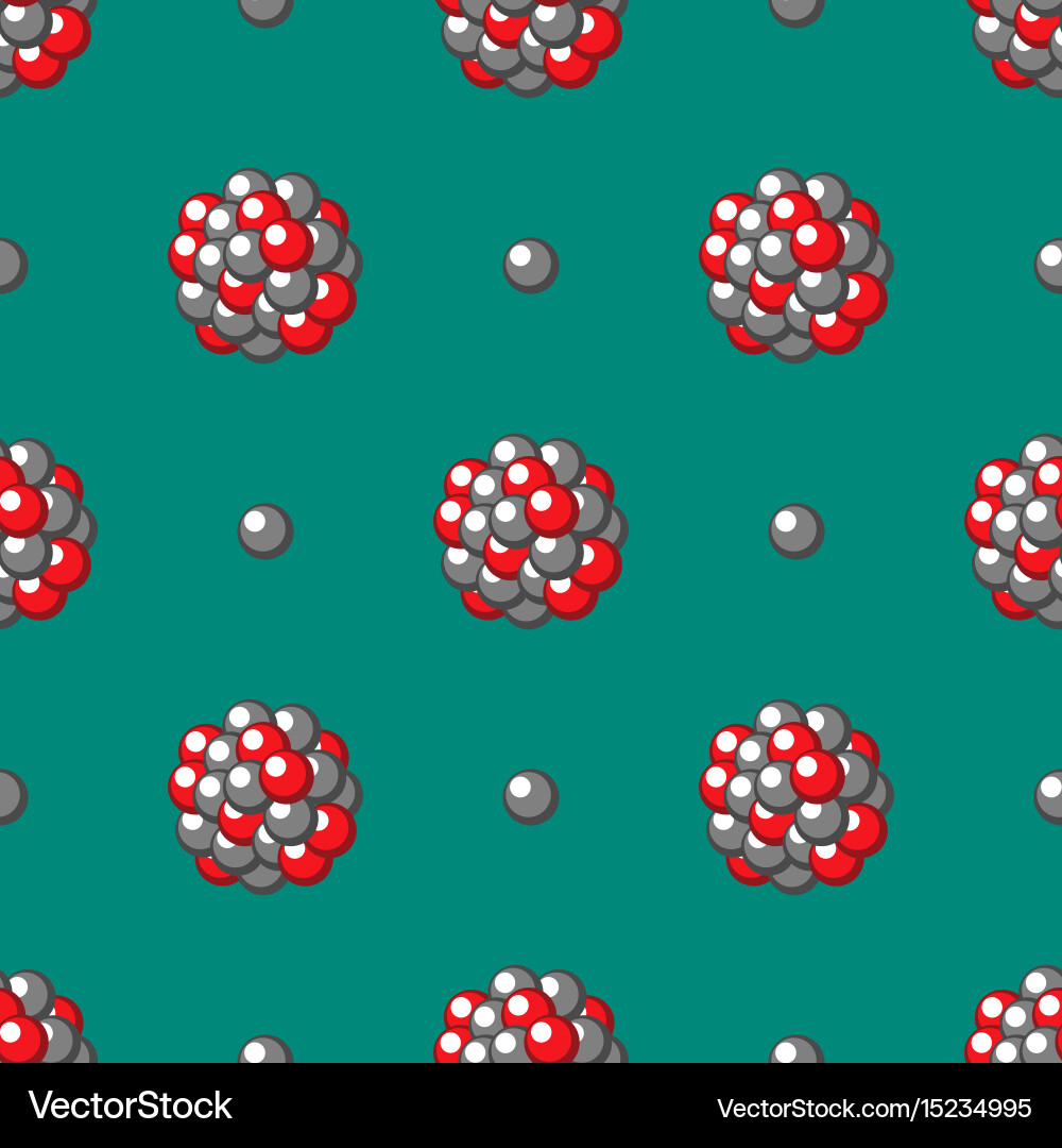 Atom icon seamless pattern background Vector Image