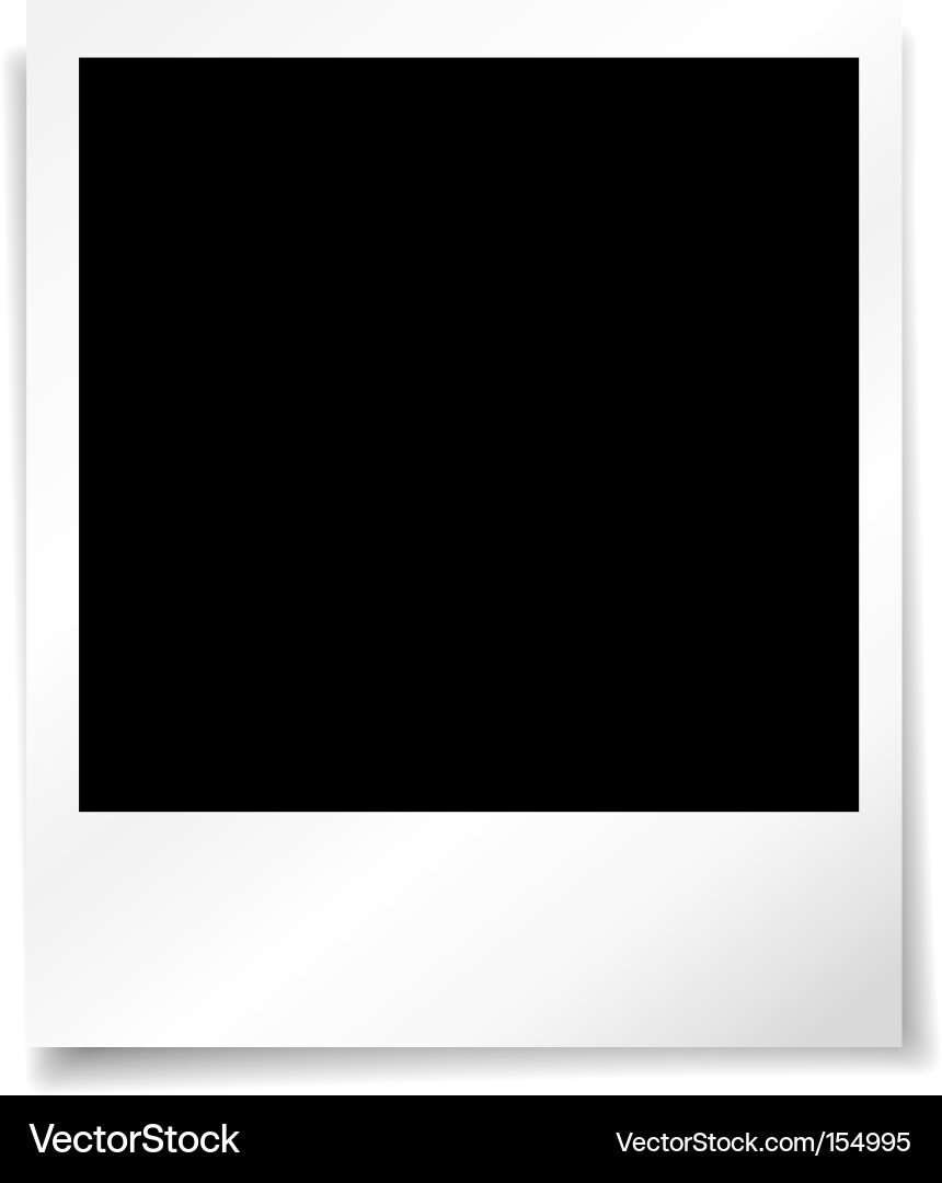 Classic Polaroid Frame vector image