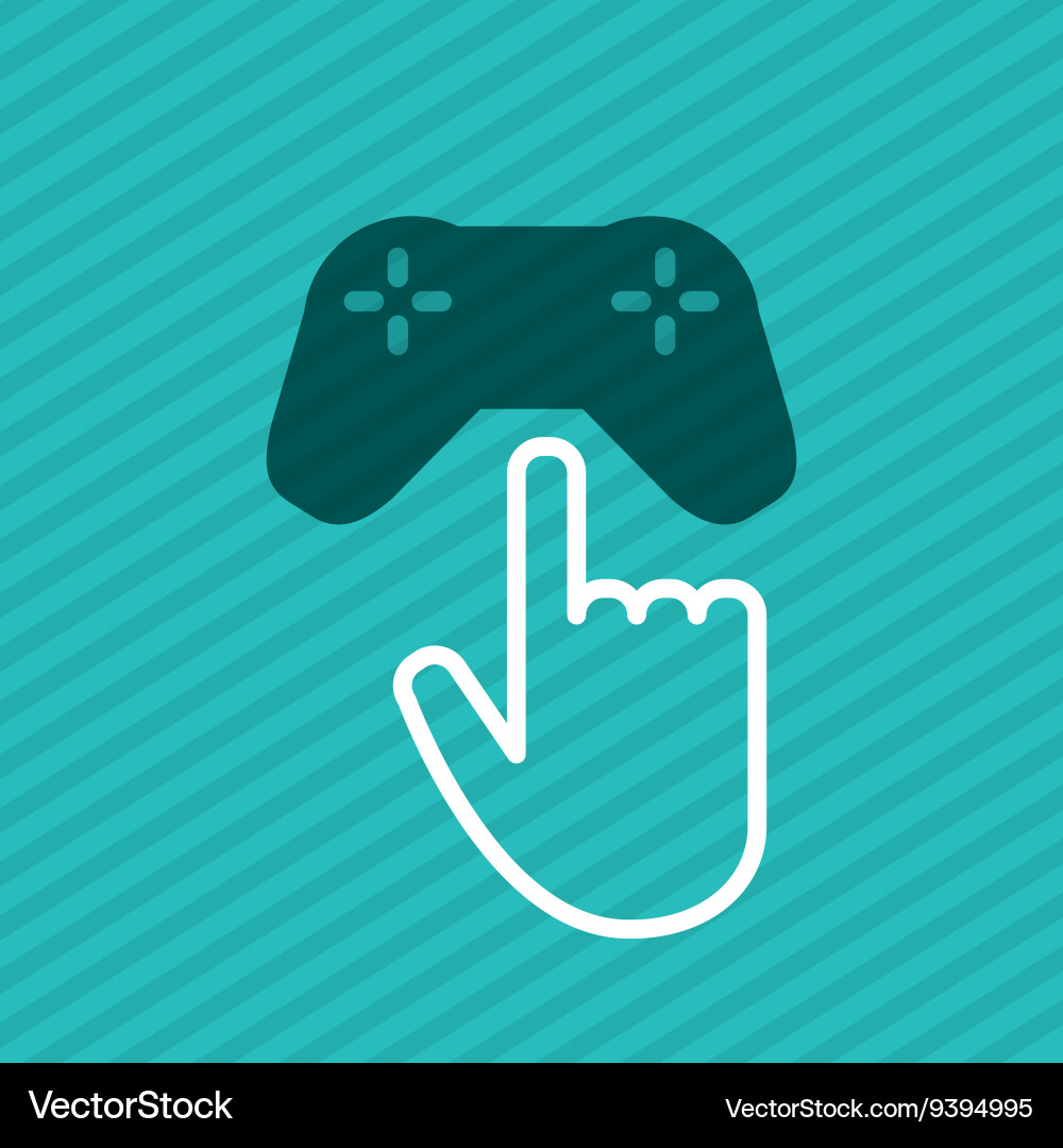 Communication design cursor icon colorful Vector Image