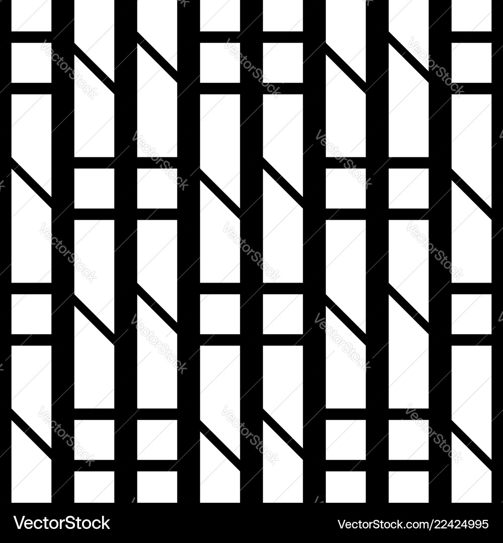 Design seamless monochrome grating pattern Vector Image