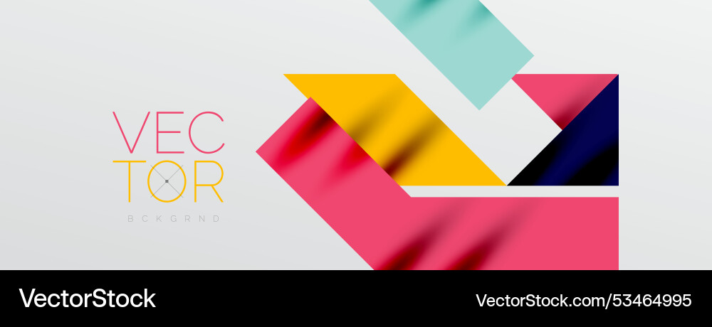 Dynamic lines and triangles Vector Image
