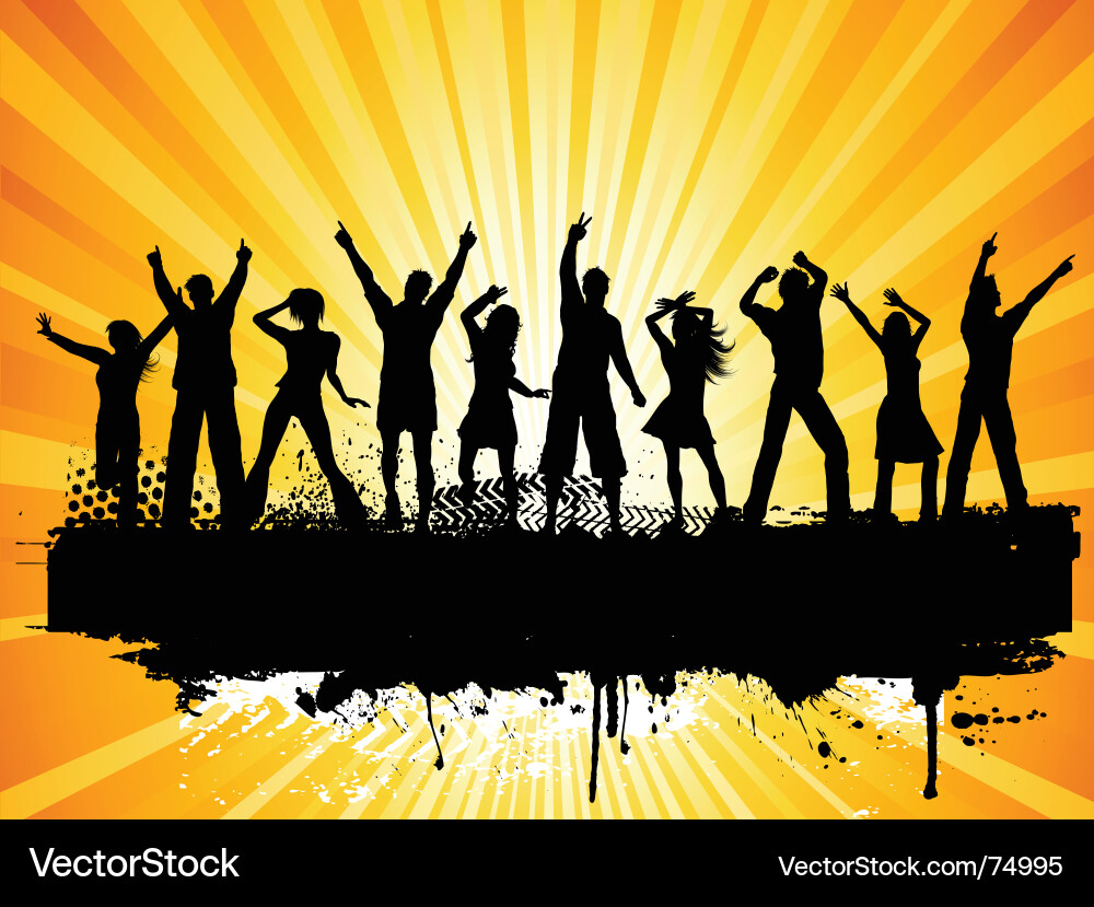 Dynamic Party Splash Background Vector Image