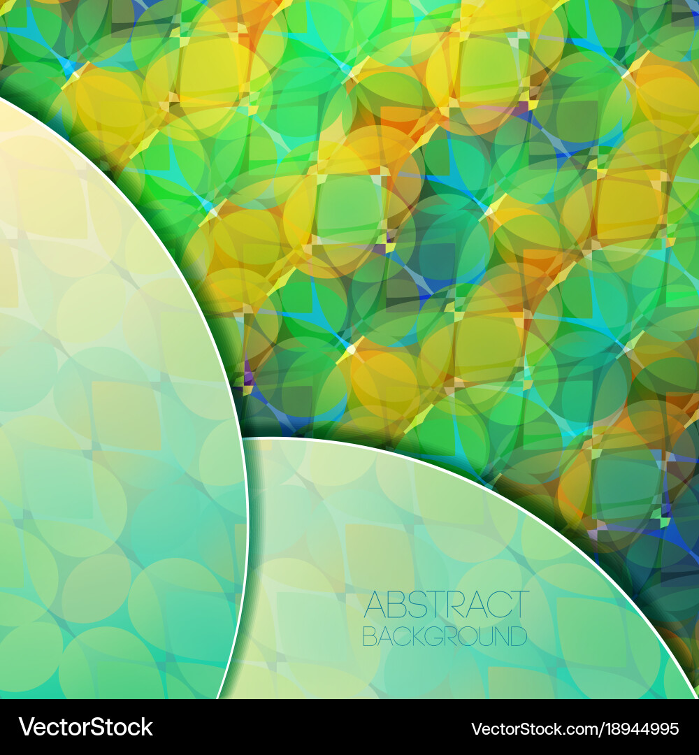 Light geometric colorful abstract background vector image