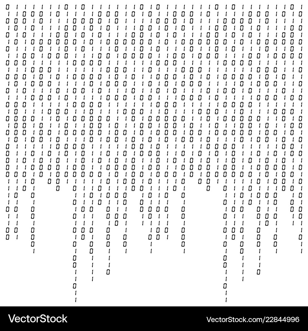 0 1 code isolated on white background texture 0 1 code isolated on white background texture vector image