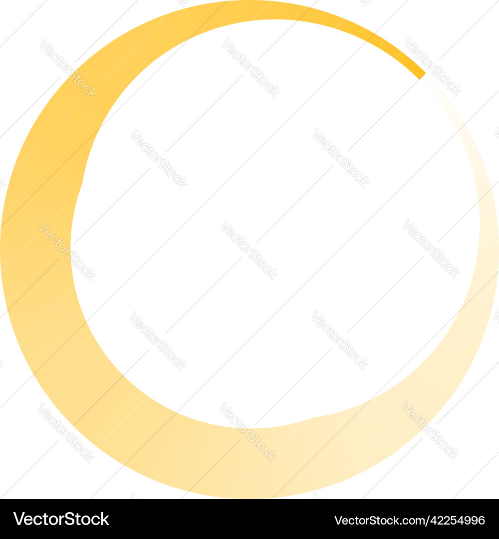 Circle preloader buffer shape circular progress Vector Image