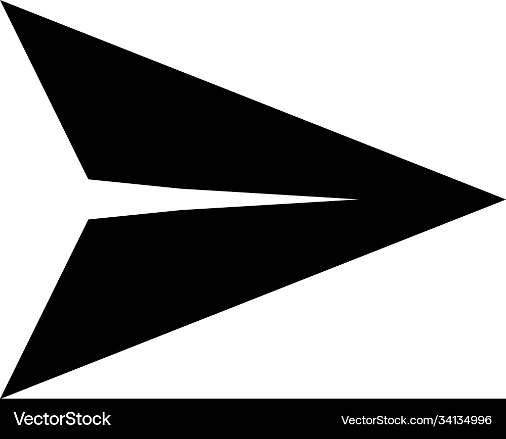 Send message icon on white background flat style Vector Image