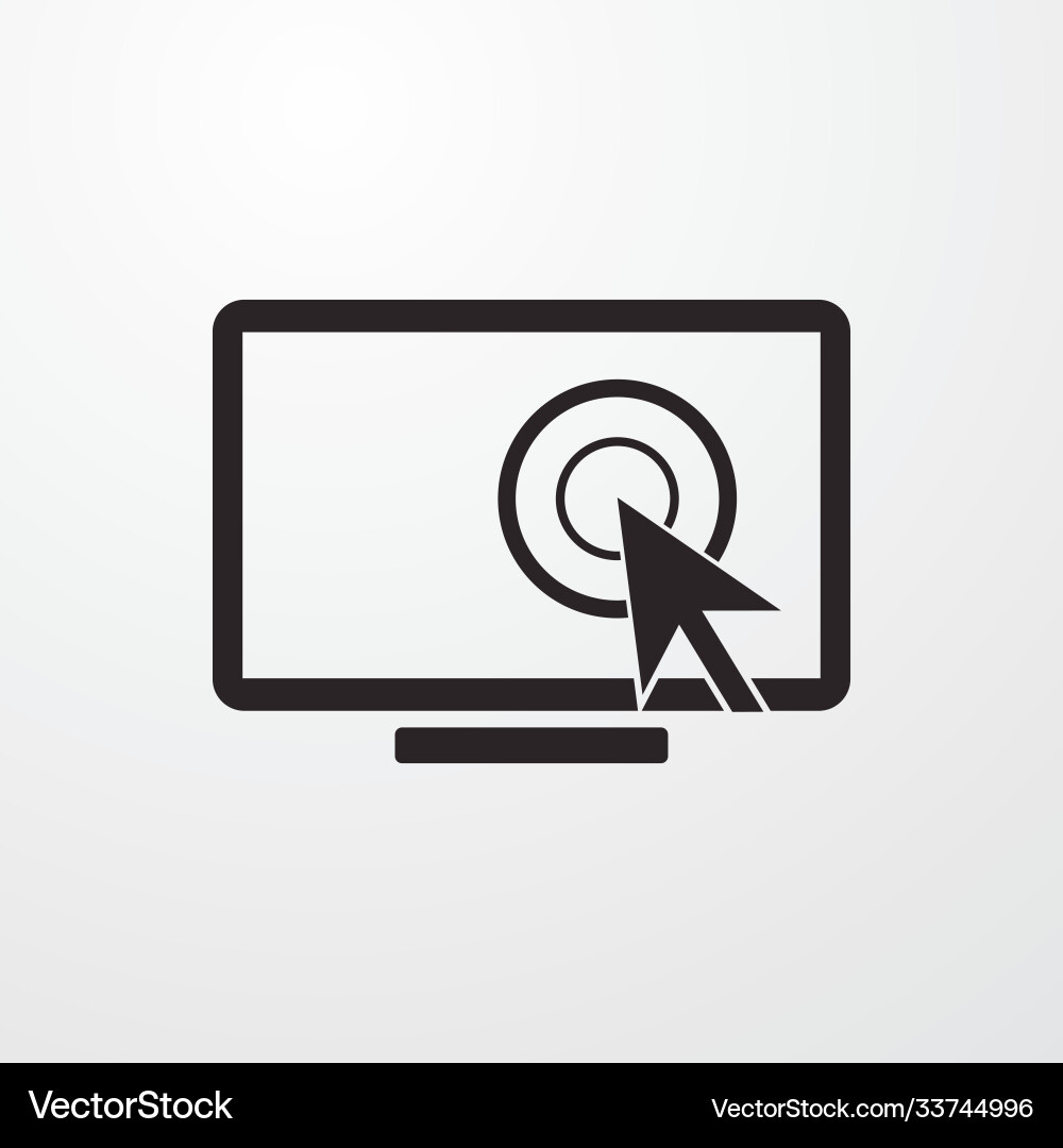 Touch Display Maus Cursor Zeichen Symbol Touch Display Maus Cursor Zeichen Symbol vektorbild
