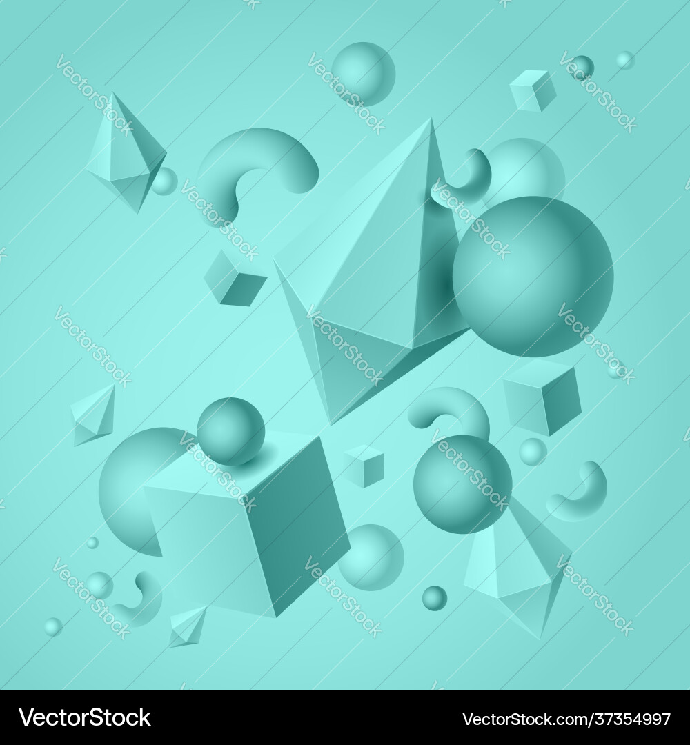 Abstract background with image geometric vector image