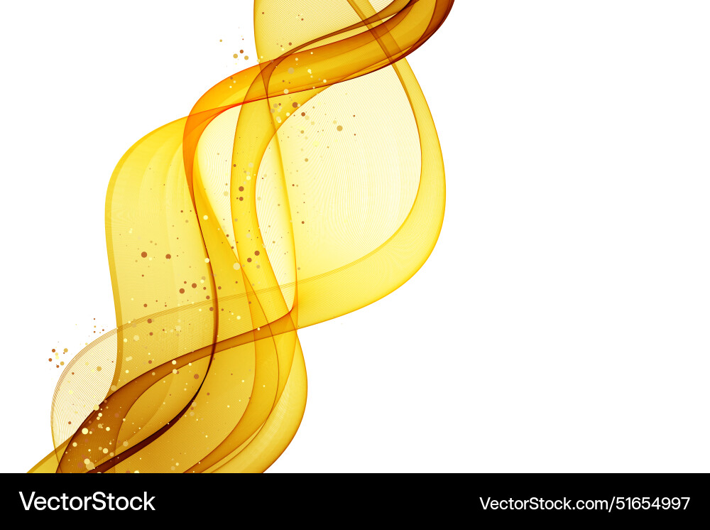 Abstract shiny color gold wave design element Abstract shiny color gold wave design element vector image