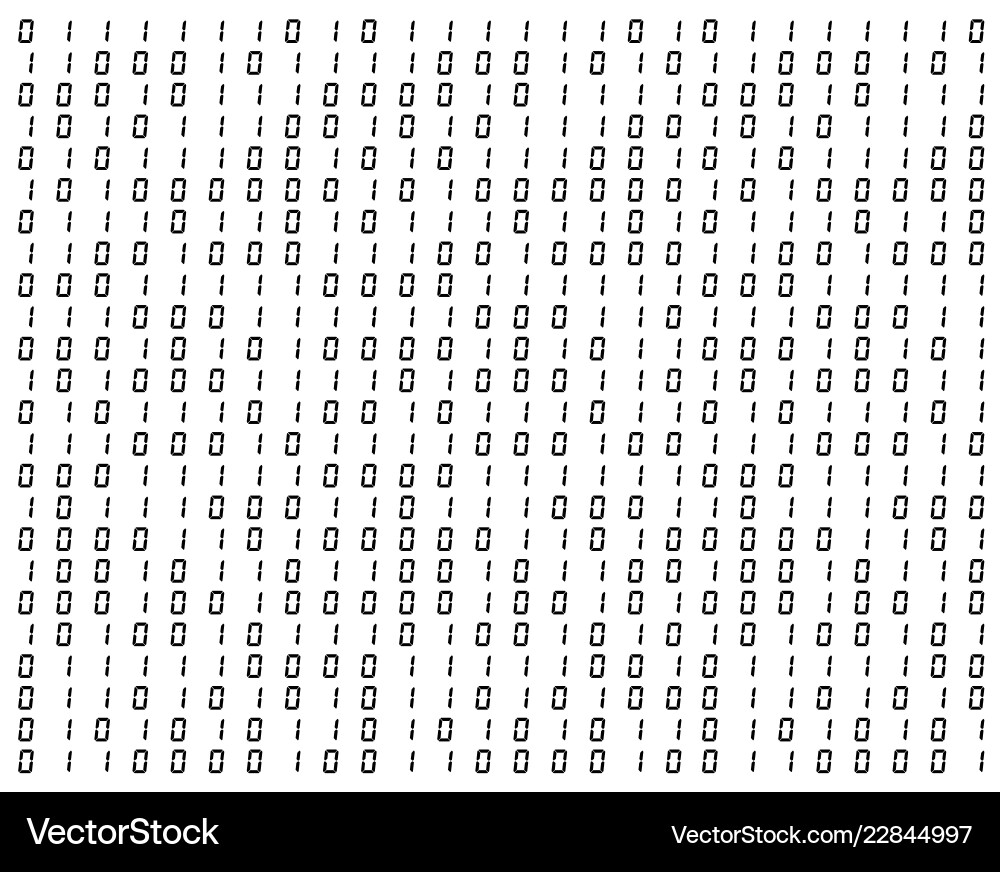Digital Code Pattern Abstract vector image