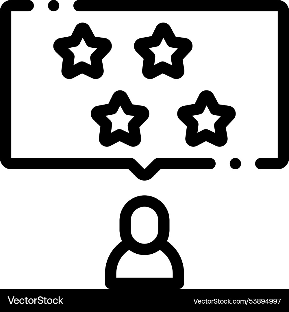 Four icon thin linear style design isolated Four icon thin linear style design isolated vector image