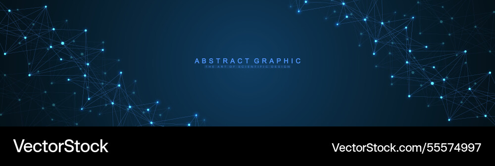 Global network connection banner design template Global network connection banner design template Vector Image